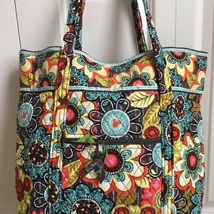 Vera Bradley Disney Plum Petals VERA Tote